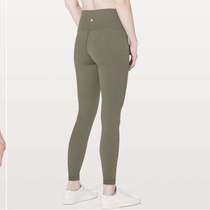 Lululemon Wunder Under Hi-Rise Tight *Full-On Luxtreme 28" Dark Olive size 8
